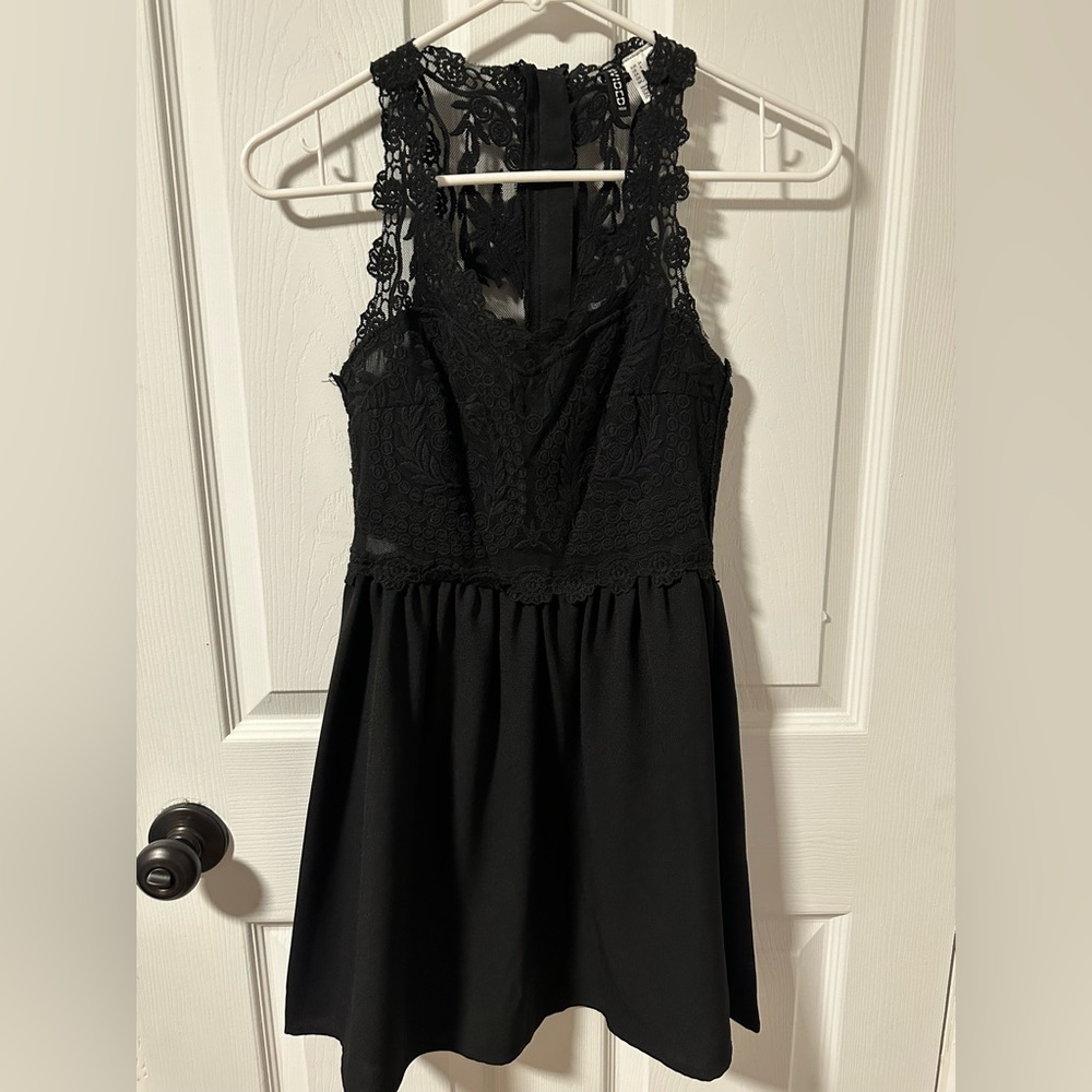 H&M Divided Black Lace Dress